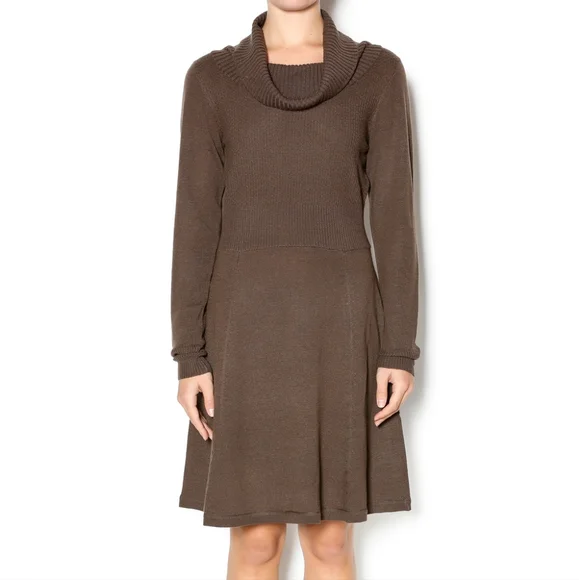 paige brown dress Paige Sweater Dress